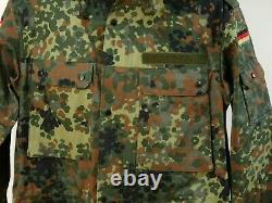 Original German Army Military Flecktarn Camouflage Field Coat RARE! NEW! Large