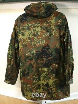 Original German Army Military Flecktarn Camouflage Field Coat RARE! NEW! Large