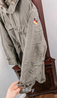 Original German Army Parka Medium 85 Shell Liner 79 Military Jacket Cold Weather