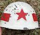 Original Soviet Russian Army Ssh 40 Helmet Military Police Cold War Era