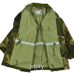 Original Swedish Army Heavy Jacket M90 Splinter Camo Field Troops Military New