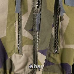 Original Swedish Army Heavy Jacket M90 Splinter Camo Field Troops Military New