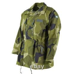 Original Swedish Army Heavy Jacket M90 Splinter Camo Field Troops Military New