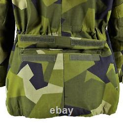 Original Swedish Army Heavy Jacket M90 Splinter Camo Field Troops Military New