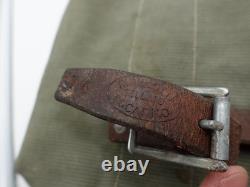 Original Swiss Army Military Electrician Mechanic Tool Bag Leather Canvas 1974