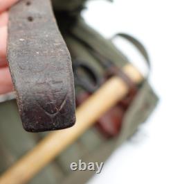 Original Swiss Army Military Electrician Mechanic Tool Bag Leather Canvas 1974