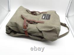 Original Swiss Army Military Electrician Tele Tool Bag Leather Salt & Pepper Ftg