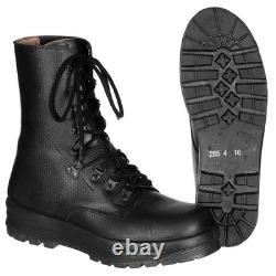 Original Swiss Military M95 Combat Boots Leather Army Surplus Issue Black