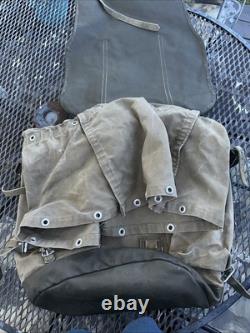 Original Tauern Sack German Army Rucksack Dated With Serial Number And Name