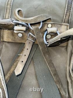 Original Tauern Sack German Army Rucksack Dated With Serial Number And Name