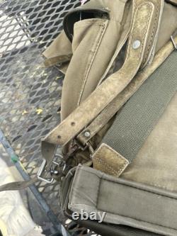 Original Tauern Sack German Army Rucksack Dated With Serial Number And Name