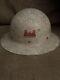 Original Vintage Army Corp Of Engineers Military Helmet Hard Hat