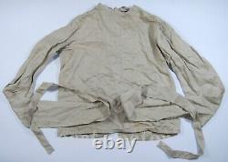 Original Vintage Straitjacket Form Polish Army Madhouse Military Surplus Linen