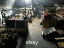 Original Vinyl General Purpose GP Large Green US Military Army Tent 18'x52'x12