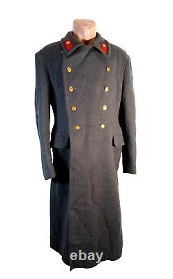 Overcoat Military Ukraine Vintage Officer Soldier Uniform Ukrainian Army Wool