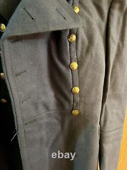 Overcoat Shinel Military Coat Fur Winter Soviet Original Army USSR Size 50-3C #2