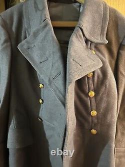 Overcoat Shinel Military Coat Fur Winter Soviet Original Army USSR Size 50-3C #2