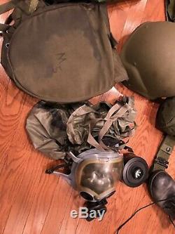 PASGT Kelvar Combat Helmet US Army USMC USAF Military Surplus Gear Gas Mask