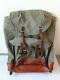 Perfect Swiss Army Military Backpack Rucksack 1968 Canvas Salt & Pepper Top