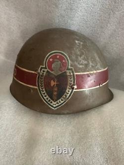 PHILIPPINE MILITARY ARMY HELMET 1950s Owned by General Segundo Pilar Velasco