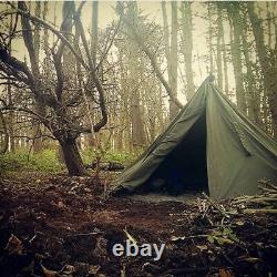 POLISH ARMY NOS MILITARY LAAVU TENT 2 PERSON PONCHO SHELTER TIPI HALF SIZE 2 new