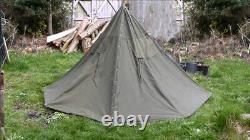 POLISH GREEN ARMY NOS MILITARY LAAVU TENT 2 PERSON Teepee Size 1 + STORAGE BAG