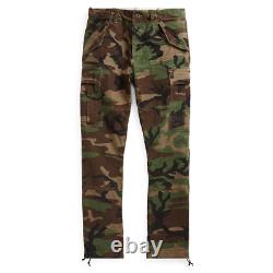 POLO RALPH LAUREN SURPLUS MILITARY CAMO BDU FATIGUE CARGO PANTS 32x32 CAMOUFLAGE