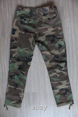 POLO Ralph Lauren Military Army Camo Cargo Pants 32x30 Surplus Hiking