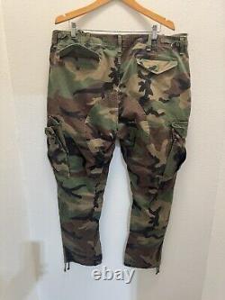 POLO Ralph Lauren Military Army Camo Cargo Pants 40X32 Surplus Hiking