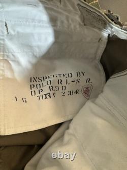 POLO Ralph Lauren Military Army Camo Cargo Pants 40X32 Surplus Hiking