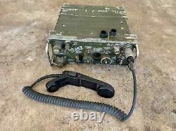 PRC-77 Vietnam War Military VHF FM US ARMY Radio SEEMS TO WORK! With HANDSET