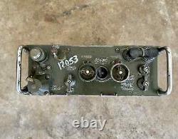 PRC-77 Vietnam War Military VHF FM US ARMY Radio SEEMS TO WORK! With HANDSET