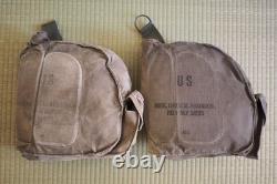 Pair of Vintage US Military Army Field M17 Series Gas Masks