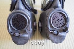 Pair of Vintage US Military Army Field M17 Series Gas Masks