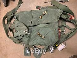 Parachute harness Main Chute Army Issue Military Issue Used Looks Complete