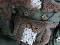 Parka, olive green. Military, vintage