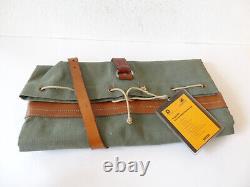 Perfect Swiss Army Military Sea bag backpack Canvas Leather Seesack 1968 Vintage