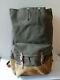 Perfect Vintage Swiss Army Military Backpack Rucksack 1972 Ch Sea Canvas Leather