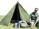 Polish Army Military Tent Set X2 Person Vintage Half Poncho Shelter Tarp Size3
