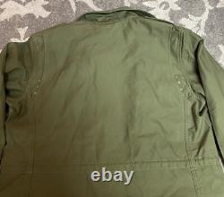 Polo Denim & Supply Twill Military Surplus Jacket Olive Green Women's Sz Large
