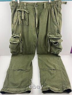 Polo Jeans Company Military Surplus Cargo Pants Mens 36x32 Olive Ralph Lauren