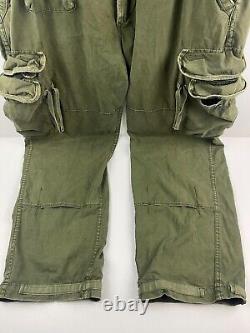 Polo Jeans Company Military Surplus Cargo Pants Mens 36x32 Olive Ralph Lauren