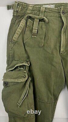 Polo Jeans Company Military Surplus Cargo Pants Mens 36x32 Olive Ralph Lauren