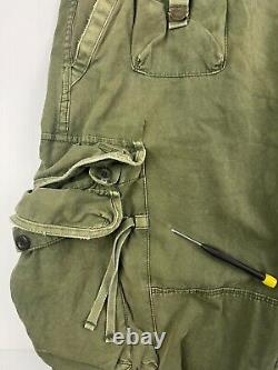 Polo Jeans Company Military Surplus Cargo Pants Mens 36x32 Olive Ralph Lauren