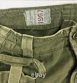 Polo Jeans Company Military Surplus Cargo Pants Mens 36x32 Olive Ralph Lauren