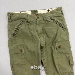 Polo Ralph Lauren Cargo Pants 34x32 Green Stretch Slim Fit Surplus Div Military