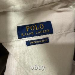 Polo Ralph Lauren Cargo Pants 34x32 Green Stretch Slim Fit Surplus Div Military