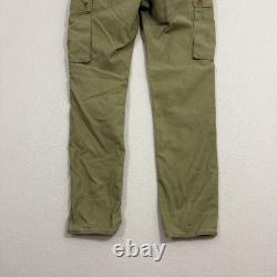 Polo Ralph Lauren Cargo Pants 34x32 Green Stretch Slim Fit Surplus Div Military