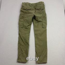 Polo Ralph Lauren Cargo Pants 34x32 Green Stretch Slim Fit Surplus Div Military