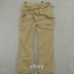 Polo Ralph Lauren Cargo Pants 36x34 Men Paratrooper Military Surplus MIL-J Khaki